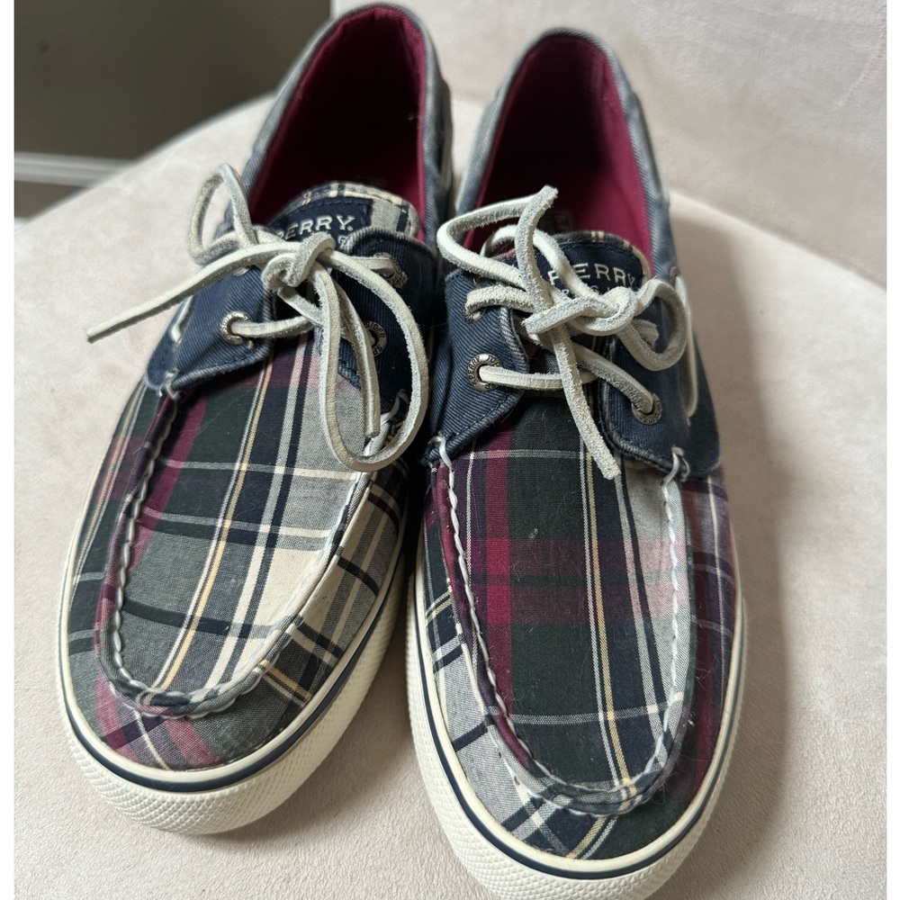 Sperry Top Sider plaid sneakers - Picture 2 of 6